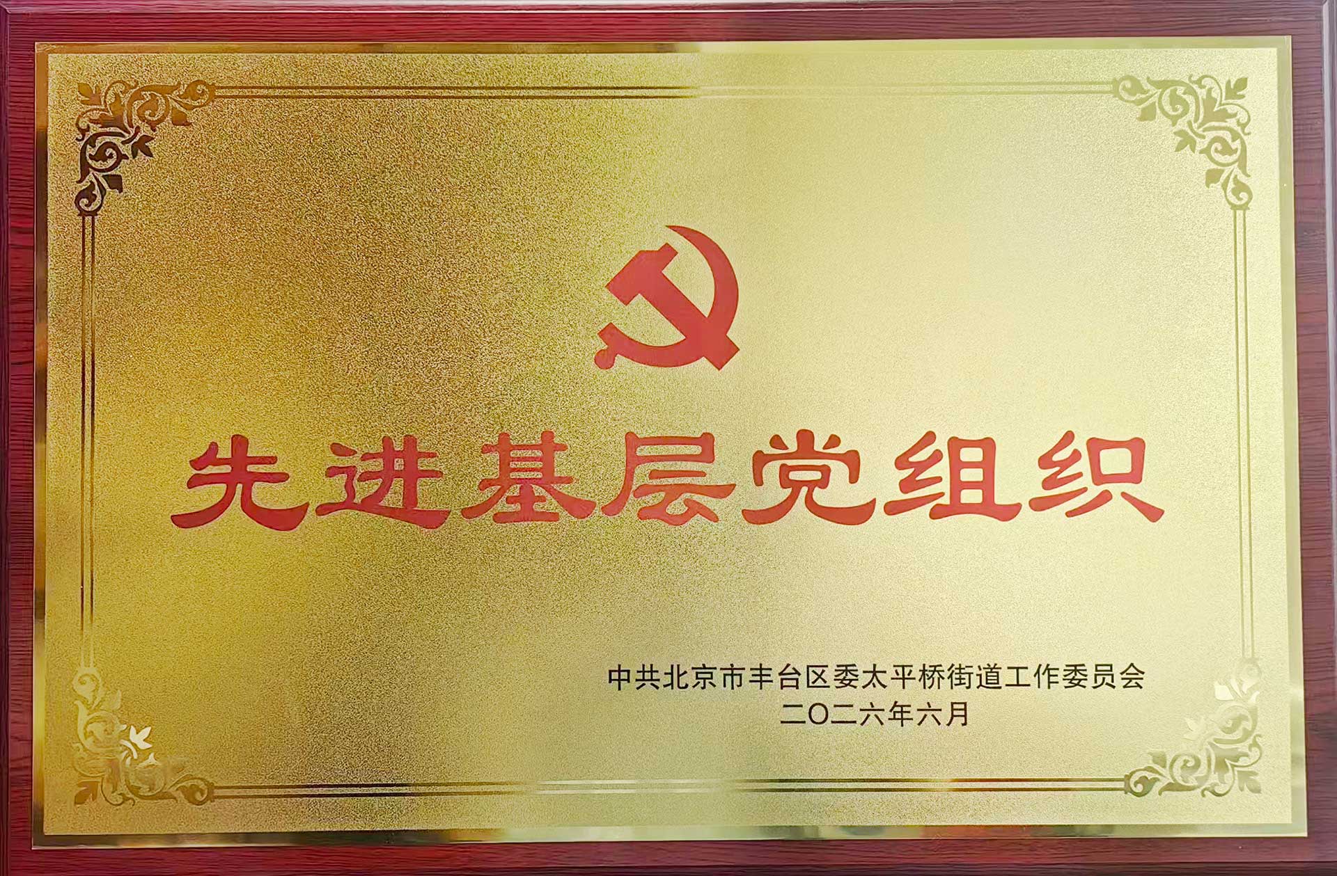 喜报｜党建引领践初心 载誉前行庆华诞——开云线上平台-开云（中国）招标集团党支部获评辖区“优秀基层党组织”